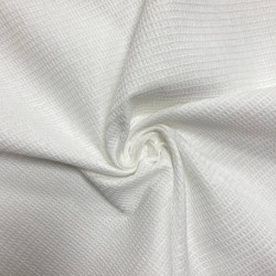 Ткань вафельная полотенечная Белая