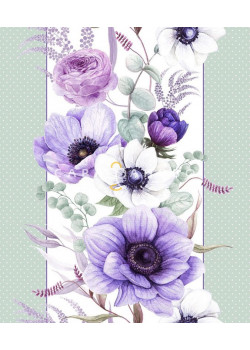 Ткань вафельная полотенечная Виолет