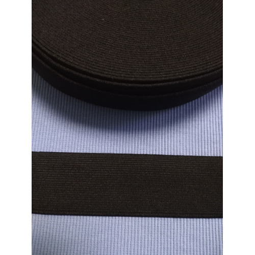 Резинка швейная черная 40 мм (софт)