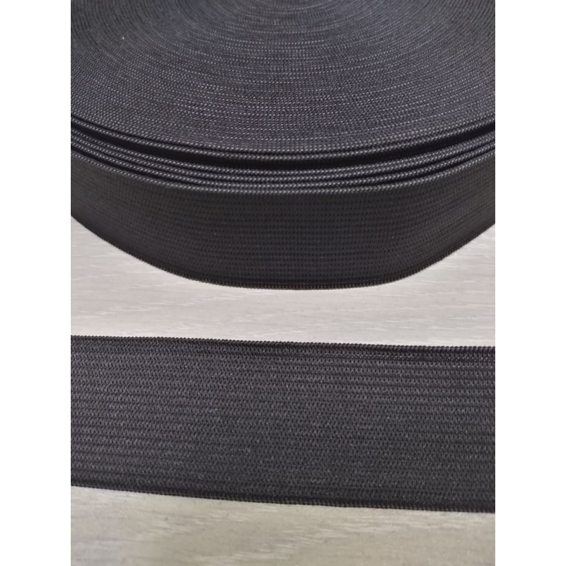 Резинка швейная черная 30 мм (стандарт)