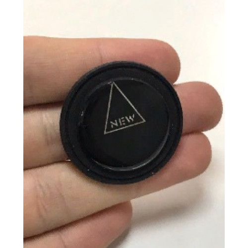 НашивкаНашивка силиконовая черная круг NEW 3,5 см